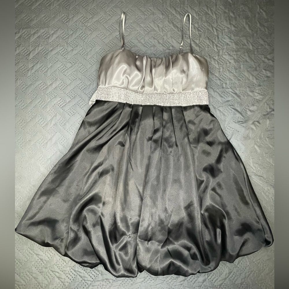 Speechless Silver and Gray Kids Formal Dress